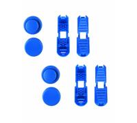YIKEDA Replacement Lace Locks & End Clips for Elastic Laces, 2 Sets | Spare shoelace clips for compatible no-tie lacing systems. Accessories only; laces not included. Available in 18 colours.