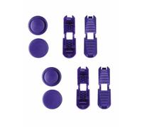 YIKEDA Replacement Lace Locks & End Clips for Elastic Laces, 2 Sets | Spare shoelace clips for compatible no-tie lacing systems. Accessories only; laces not included. Available in 18 colours.