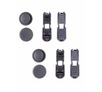 YIKEDA Replacement Lace Locks & End Clips for Elastic Laces, 2 Sets | Spare shoelace clips for compatible no-tie lacing systems. Accessories only; laces not included. Available in 18 colours.