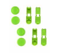YIKEDA Shoe Laces End Clip No Tie laces/Elastic Laces Lock System Accessories Clips Fluorescent Yellow Color No Tie Elastic Laces (Fluorescent Yellow+Fluorescent Yellow)