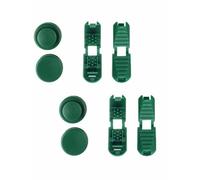 YIKEDA Shoe Laces End Clip No Tie laces/Elastic Laces Lock System Accessories Clips Green Color No Tie Elastic Laces (Green+Green)