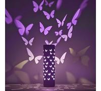 YIKEGE LICHT Touch Bedside RGB Table Lamp Rotatable Butterfly Night Light Led Lights for Girls Bedroom Mariposas Living Room Decor Gradient Projector USB Lamps Gift for Birthday Easter Mothers Day