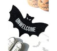 Yikeyuan 2025 New Unwelcome Bat Door Mat Halloween, Unwelcome Mat for Front Door, Welcome Doormat Coco Coir Door Mat, Durable & Easy to Clean, Perfect for Halloween Porch Decor (19.7in × 31in)
