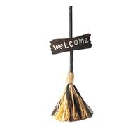 Yikeyuan Floating Witch Broom, Witch Broom With Lights & Spooky Laughing, 26" Animated Witch Brooms, Scary Decorations Haunted Dancing Brooms For Indoor Party Home Floor Decor (1pc)