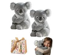Yikeyuan Koaly - Koaly Ai Plush Toy, Ultra-Soft Lifelike Koaly Stuffed Animal Mimics Real Movements, The Koaly Stuffed Offers Cozy Cuddles, Endless Snuggles, And Comfort for Adults & Kids (9.8in *2)