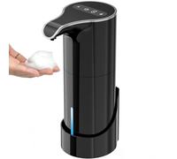 YIKHOM Automatic Foam Soap Dispenser, Digital Screen Dish Soap Dispenser, 7 Levels Adjustable Touchless Liquid Soap Dispenser, USB C Rechargeable Hand Soap Dispenser for Bathroom