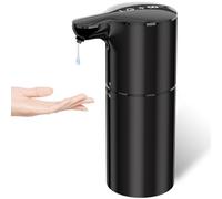 YIKHOM Automatic Liquid Soap Dispenser, Dish Soap Dispenser 8 Volume Control Adjustable, 15.37 oz/450mL Touchless Sanitizer Dispenser, Motion Sensor Soap Pump for Kitchen Bathroom, USB C Rechargeable