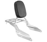 YikHouMall YHMOTO Chrome Passenger Backrest Sissy Bar with Luggage Rack for Honda Magna VF750 1994-2003 VF250 1995-2006, YH-Sissy Bar-HONDA-VF750