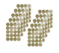 YIKIADA Gold Round Stickers 50 mm Vinyl Waterproof Circle Labels 200 PCS