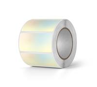 YIKIADA Gradient Yellow Thermal Label 50 × 25 mm Vinyl Roll Sticker 500 PCS