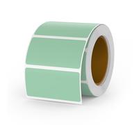 YIKIADA Green Thermal Labels 50 × 25 mm Vinyl Printer Roll Stickers 500 PCS