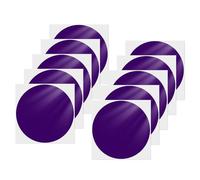 YIKIADA Purple Round Stickers 152 mm Vinyl Removable Self-Adhesive Waterproof Line Up Circle Labels Floor Dot Decals 10 PCS