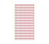 YIKIADA Red Arrow Stickers Self-Adhesive 30 × 10 mm Product Defect Labels Small Marking for Product Inspection Defects 1500 Pieces
