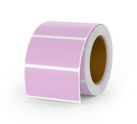 YIKIADA Thermal Labels 25 × 50 mm Vinyl Self-Adhesive Stickers BPA-Free Waterproof Printer Decals Name Tags Roll for Small Business Office Address 500 PCS Purple
