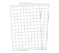 YIKIADA White 13 mm Dot Stickers Self-Adhesive Vinyl Circle Labels Colour Coding Sticky Dots for Office Warehouse Price Tags Classroom Organisation 1170 Pieces