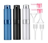 Yikimyfo 3 Pcs Cologne Travel Bottle Refillable, 8ml/0.27oz Pocket Travel Size Cologne Sprayer Perfume Atomizer Refillable Perfume Bottle Travel Atomizer Perfume Spray Bottle