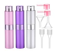 Yikimyfo 3Pcs Travel Perfume Bottle Refillable, 8ml/0.27oz Small Cologne Spray Bottle Travel Atomizer Portable Empty Fragrance Atomizer Cologne Travel Bottle Refillable Perfume Bottles