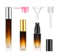 Yikimyfo Atomizer Sprayer for Perfume, 3 Pack(5ml+9ml+10ml) Travel Perfume Bottle Refillable Fine Mist Glass Perfume Spray Bottles Leak-proof Cologne Bottles Empty Perfume Atomizer