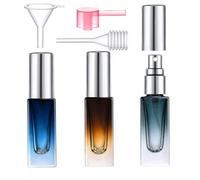 Yikimyfo Mini Perfume Spray Bottle, 3 Pcs 5ML Travel Size Refillable Glass Perfume Bottle Leakproof & Portable Perfume Atomizer Cologne Travel Bottle Fine Mist Atomizer