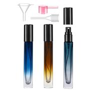 Yikimyfo Travel Perfume Bottle Refillable, 3 Pcs 10ml Travel Perfume Bottle Refillable Fine Mist Glass Perfume Spray Bottles Leak-proof Cologne Bottles Empty Perfume Atomizer