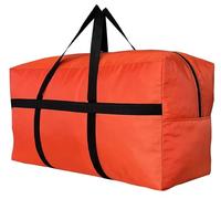 YiKitHom Extra Large Storage Duffle Bag for Travel, Oversized Giant Big Traveling Duffel Bags, Orange, X-Small-23.6"(L) X 11.8"(W) X 13.4"(H), Sporty