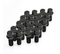 Yiklwwy M14x1.5 Thread Wheel Bolts Aftermarket Lug Stud Compatible with Audi A2 A3 A4 A5 A6 A7 VW Golf Jetta Tiguan Benz Shank 28mm/Hex 17mm/Overtall 50mm/Ball Seat/Wheel Spacer(Shank 28mm)