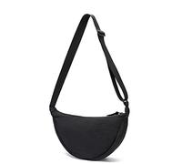 YIKOEE Crescent Bag for Women Men Small Sling Crossbody Bag with Half Moon Shape, Black, S