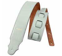 YIKOKO Guitar Strap 2.5", Head Layer Cowhide Italian Leather Guitar Straps with Foam Padding, for Acoustic, Bass and Electric Guitars