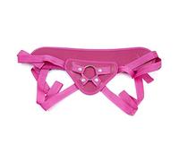 Yikoly Harness Chastity Belt SM Sex Leather Underwear Erotic Open Fetish Body Restraints Sex Toy String for Couples Women, Adjustable Pink, black, L