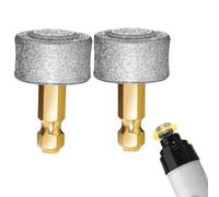 Yikuhot Dog Nail Grinder Replacement Head, 2 Pack Pet Nail Grinder Wheels Heads Bits, Diamond Grinding Heads, for All Models and Most Brands Dog Nail Grinders Accessory (Replaceable Grinding Head)