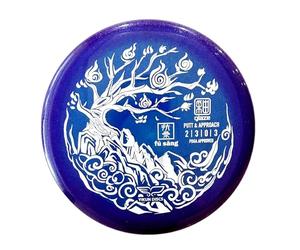 Yikun Professional PDGA Disc Golf Stable Putt & Approach 170-175g Glaze Line Putter Perfect for Outdoor Games and Competition