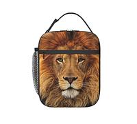 Yilad Lion Lunch Box Insulated Soft Bag Reusable Cooler Bag For Women&Men&Work Picnic Hiking