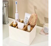 YILAIMAX Toothbrush Holders for Bathroom,6 Slots-White