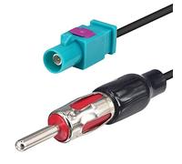YILAINDUO Fakra to Din ISO Audio Aerial Adaptor - Car Aerial Cable RG174 15CM for Car Stereo Audio FM/AM Radio Antenna HD Radio Head Unit CD Media Player Receiver