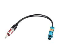 YILAINDUO Fakra to Din ISO Audio Aerial Adaptor Dual Fakra Z Male to Din Male Car Radio Aerial Cable RG174 15CM for Car Stereo Audio FM/AM Radio Antenna HD Radio Head Unit CD Media Player Receiver