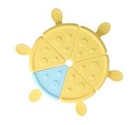 YILANJIN 6PCS Cheese Shape Popsicle Maker with Stick & Lid Food Grade Lollipop Moulds Easy Release Cakesicle Moulds Chocolate Pop Mould Sweet Moulds Homemade Ice Lolly Mould for Kid Adult Yellow+Blue