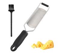 YILANJIN Cheese Grater, Lemon Zester, Multi-Purpose Kitchen Grater with 18/8 Stainless Steel Blade, Hand Grater for Cheese, Lemon, Chocolate, Nutmeg, Gingers, Garlic, Vegetables, Dishwasher Safe