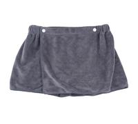 YILANJIN Men's Adjustable Bath Skirt, Gray, Microfiber, One Size, Quick Dry, Modern Style, Beach Towel