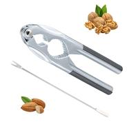 YILANJIN Nutcracker, Metal Nutcracker, Walnut Cracker, Nutcracker Walnuts with Walnut Needles, Walnut Cracker Stainless Steel Nut, Walnut Plier Opener for Walnuts, Hazelnuts Or All Sorts of Nuts