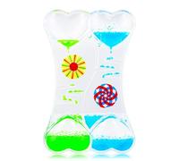 YILANJIN Oil Liquid Hourglass, Bubble Timer, Color Lava Lamp, Liquid Bubbler, Liquid Hourglass Timer, Colourful Liquid Timer, Sensory Toy for Activity, Relaxation, Anxiety, Sensory Needs