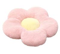 YILANLAN Flower floor pillow cute cushion girl room decoration reading leisure comfortable plush pillow pillow office tatami car home decoration cushion (50cm, Pink)