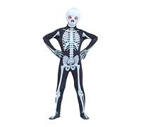 YILEEGOO Family Matching Halloween Skeleton Printed Costumes 2Pcs Outfit (Black, numeric_120)