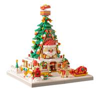 YILETKC Christmas Tree Building Block Set, 2465 PCS Christmas Tree Bricks Model Kit, Construction Toy for Adults Girls, Building Compatible with Major Brands