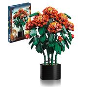 YILETKC Flower Bouquet Building Block Kit, 1614 PCS Lantana Artificial Flowers BUilding Block Model Set, Artificial Flowers Bouquet Bricks Model, DIY Home Office Decor, Compatible with Major Brands