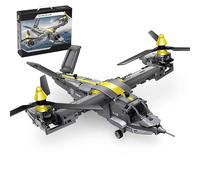 YILETKC Helicopters Building Block Set, 1436 PCS Military Armed Helicopter Building Model Kit, Technik Military Transport Plane Bricks Set, Collectible Construction Brick, Gifts for Teens 14+