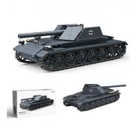 YILETKC Technik Tank Building Blocks Set, 547 PCS WW2 Military German Rheinmetall Weapon Carrier Tank Building Kit, MOC Bricks Construction Toy Model, Gifts for Adults and Teens