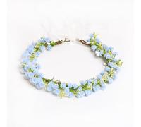Yili Maizi Baby Breath Flower Crown for Women Bridal Wedding Green Floral Headpiece Eucalyptus Halo Floral Headband Maternity Photo Prop
