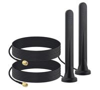 YILIANDUO 4G 5G LTE Antenna 5dBi SMA Male External Omni-Directional Antenna with Magnetic Base 3M RG174 Cable for Routers, Modems, Hotspot,Gateway,Surveillance System,IoT & Smart Home 2-Pack