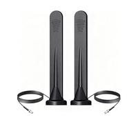 YILIANDUO 4G 5G WiFi Antenna 10dBi 600-6000MHz Omnidirectional LTE Antenna TS9 Male Adapter with Magnetic Base RG174 Cable 3M for Indoor Outdoor 3G/4G/5G/GSM/GPRS Router Iot Gateway Smart Home 2-Pack