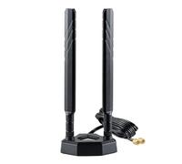 YILIANDUO 5G WiFi Antenna 9dBi 600-6000MHz Magnetic Base External Antenna with Dual SMA Male Cable 3M for Wireless Routers PC Desktop Computer Motherboard Bluetooth Card